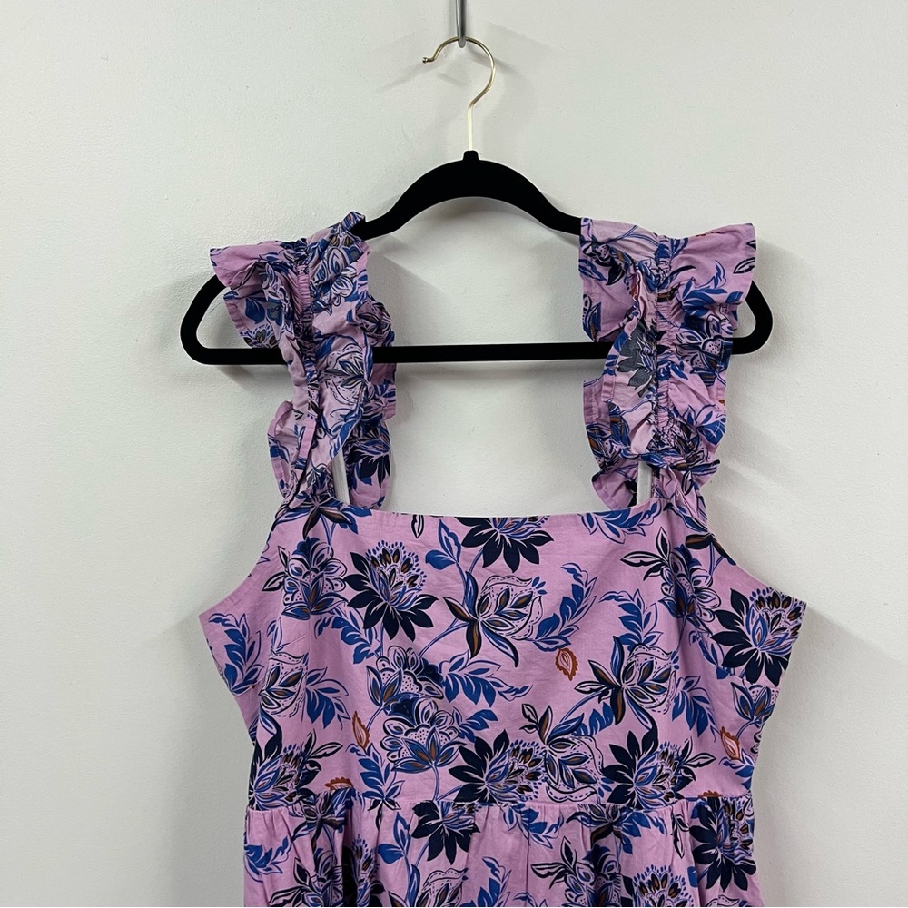 J. Crew Factory Square Neck Midi Dress - Picture 6 of 14
